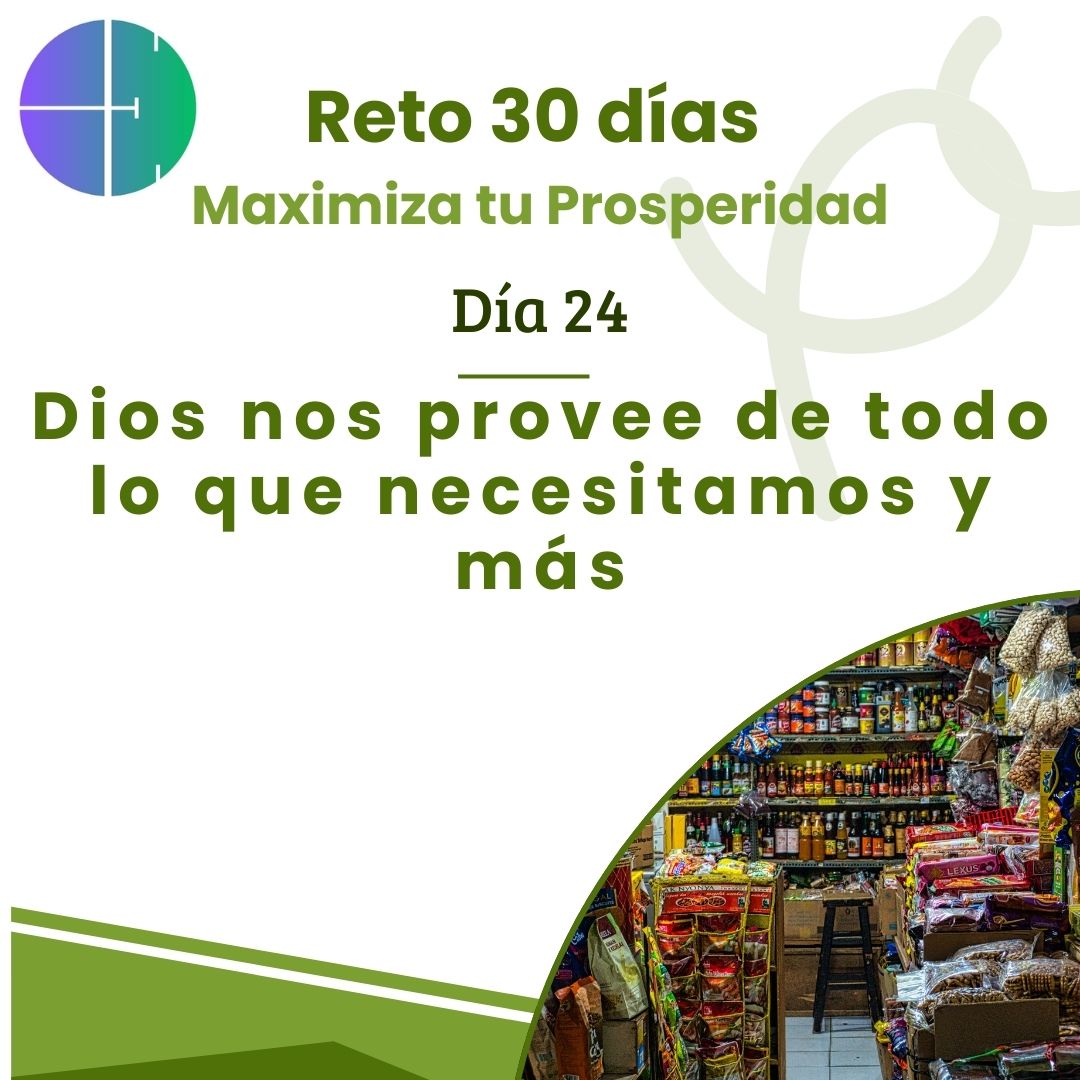 Dios provee todo lo que necesito